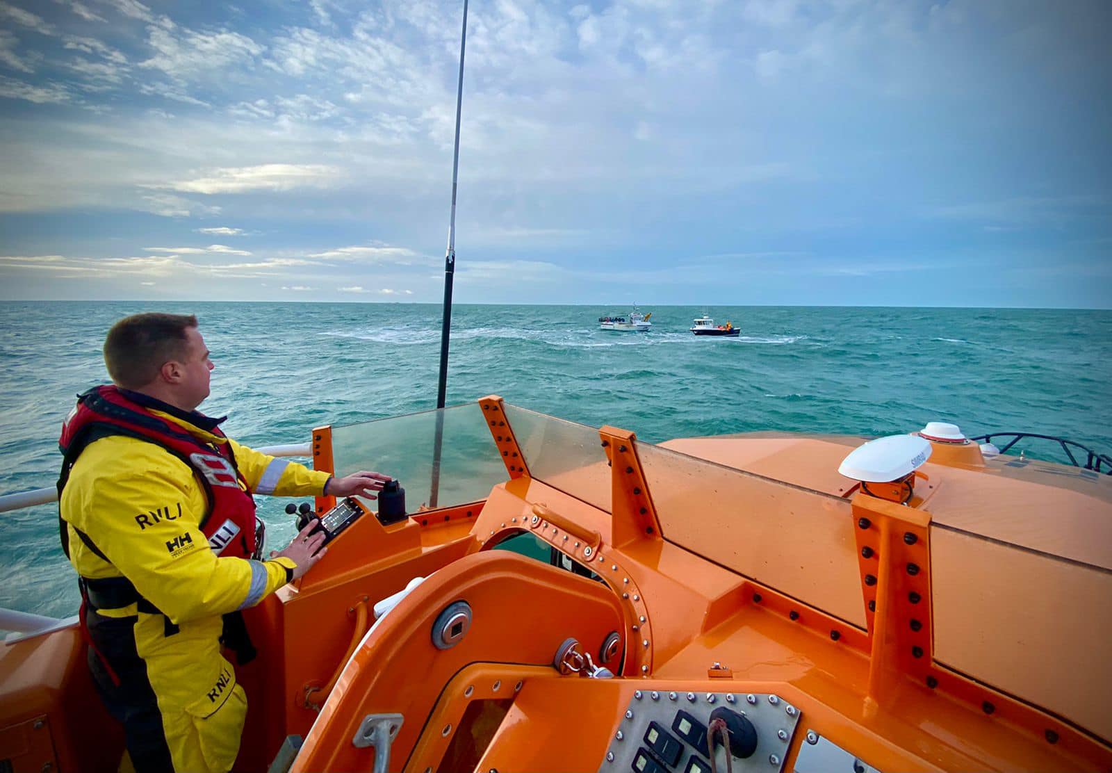 St Helier ALB Tasked To A Fishing Vessel Which Was Caught On Fishing 